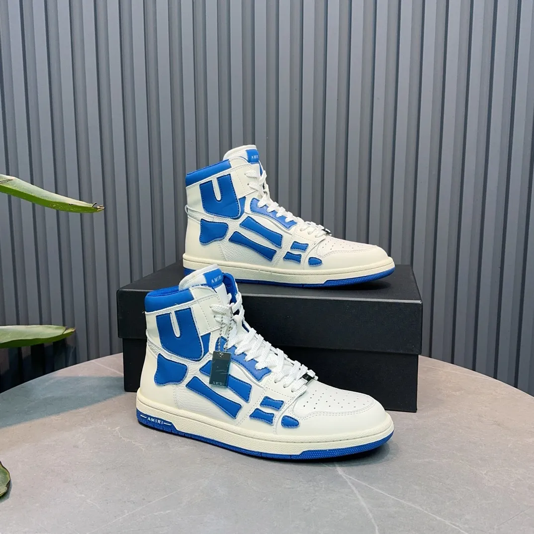 Men's shoes💰620💰 AMIRI AMIRI trendy brand hot sale🔥 Available all year round✅Couples💑 Official website synchronization Imported fabrics 1⃣️ratio 1⃣️Re-engraved, original factory special original sole, 35-45 (38.45. Non-refundable)